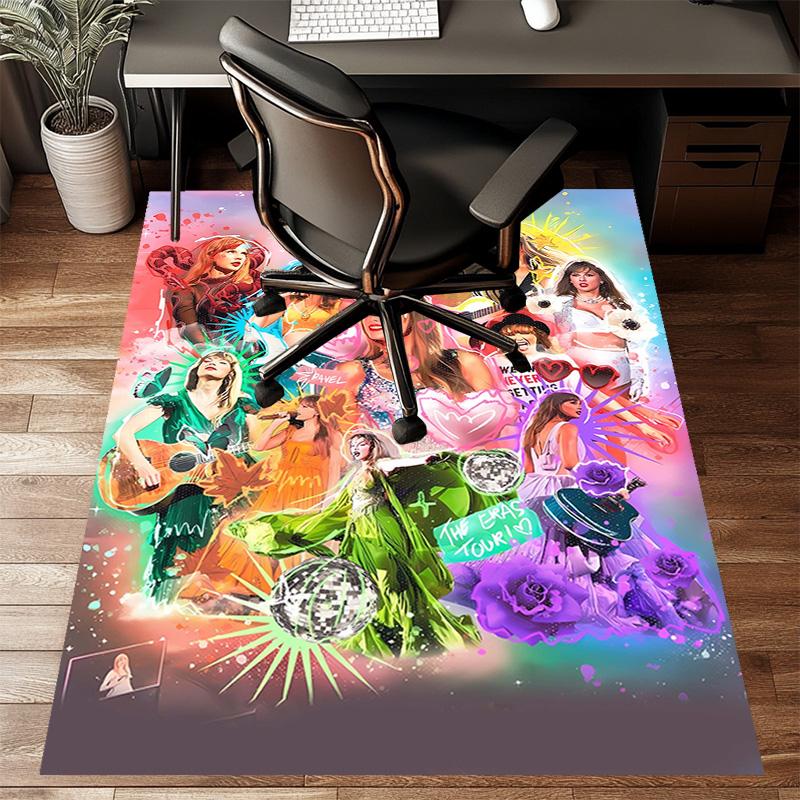1pc Taylor Swift2 Design Printed Area Rug Carpet for Bedroom Living Room Home Decor Rugs Mat Non Slip Mat Rug for Bedside