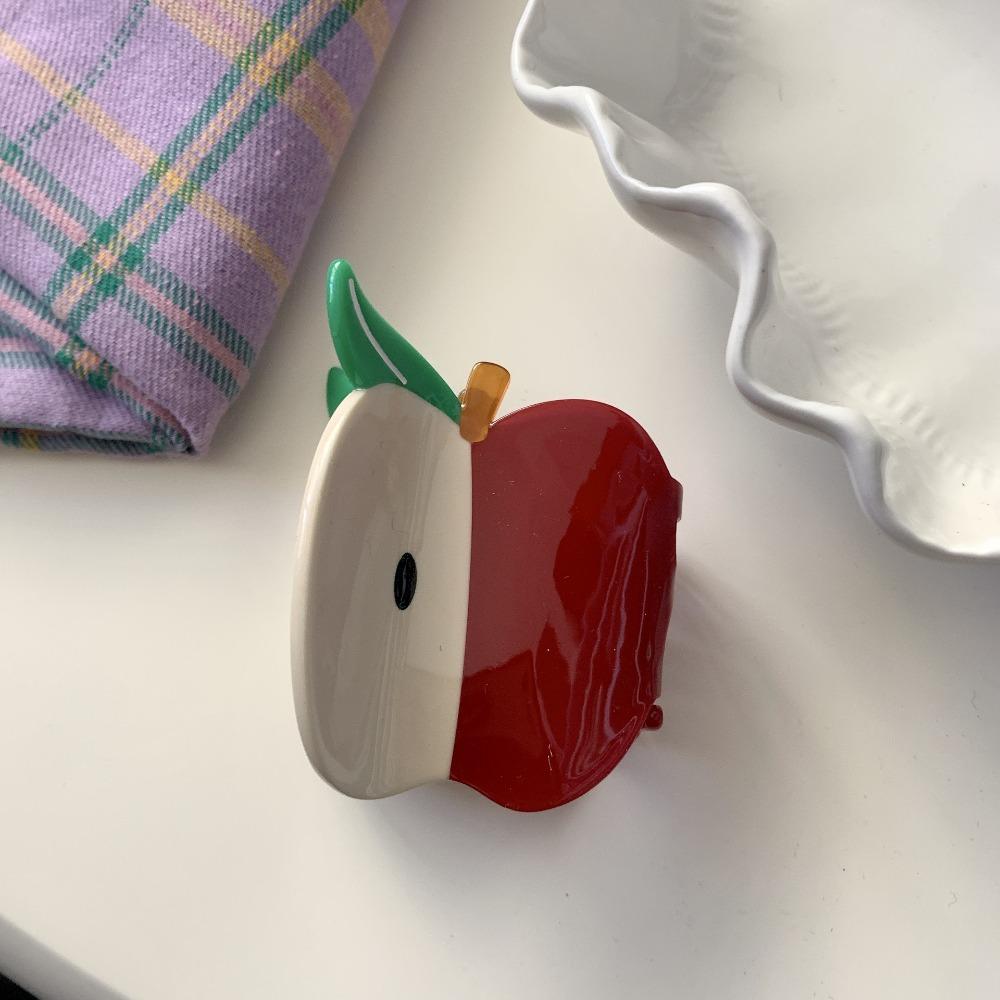 Korean Style Acetic Acid Hair Claw Sweet Acrylic Hair Accessories Fashion Fruit Shark Clip  Summer