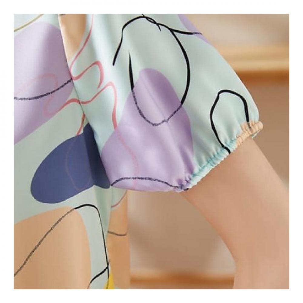 Navava Short Sleeve Blouse Round Neck Nb1314