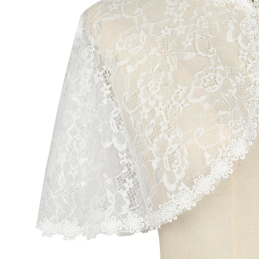 Diamond Lace Cape Coat Female Cape Shoulder With A Small Cape Summer Hundred With Thin Bridal Gown With Cardigan