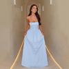 European and American style A pendulum tube top skirt women's 2026 summer new evening dress sexy waist dress
