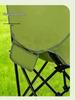 Comfortable Portable High-Back Folding Moon Chair for Outdoor Leisure, Camping, Picnic, and Beach.