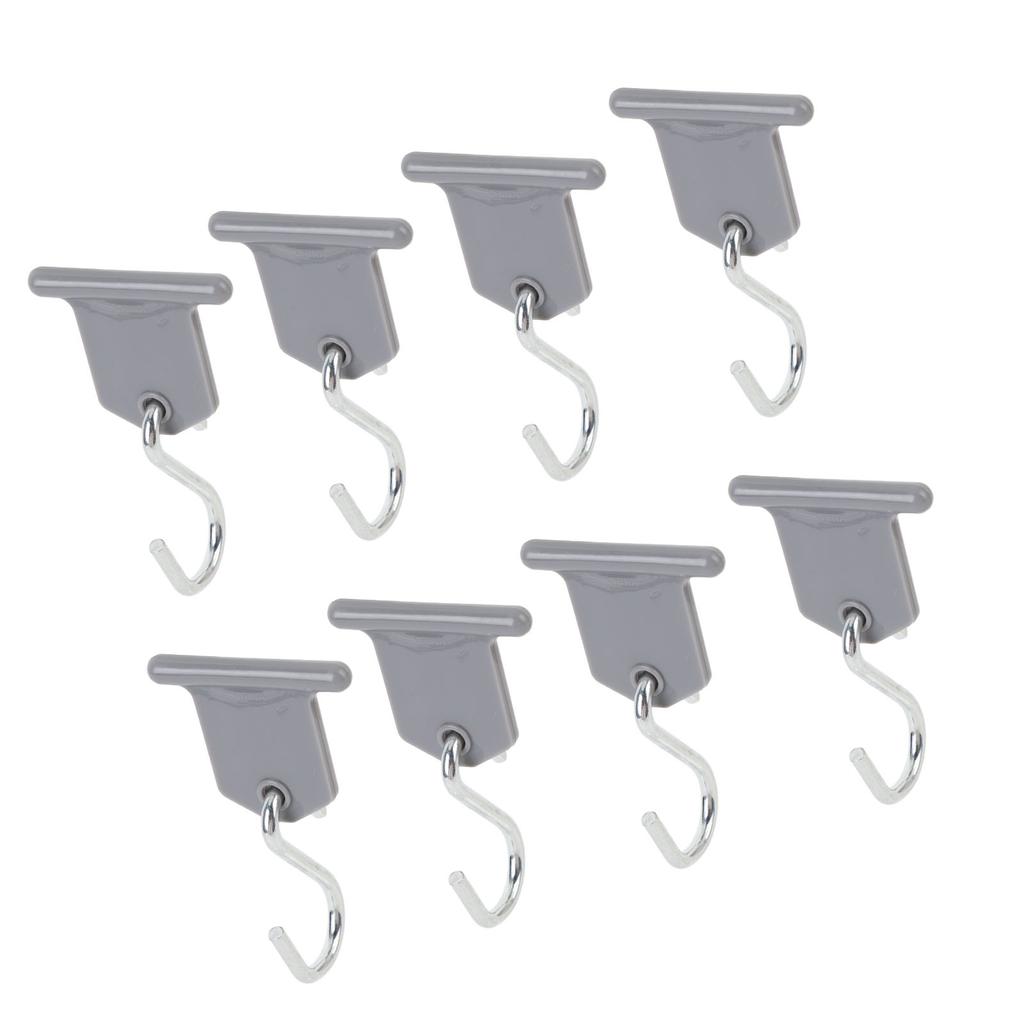 RV Awning Light Clips 8 Hangers 8 S Shaped Hooks 304 Stainless Steel Camping Awning Hooks for Outdoor Tent Home Party