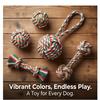 Cotton Rope Dog Chew Toys Durable Teething Rope Toys for Puppies & Small Dogs