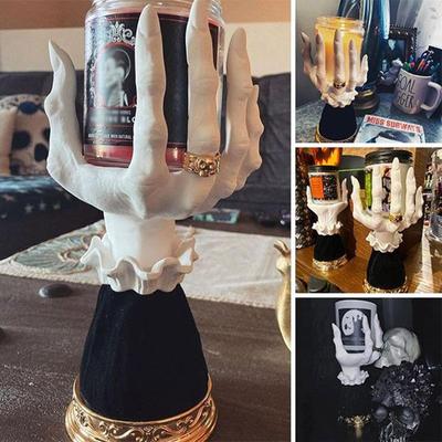 Witch Hand Candlestick Halloween Candle Holder,Candle Holder Gothic Decor