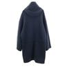 MSGM made in Italy coat 44 Navy Fleece lining Hood Men's Used