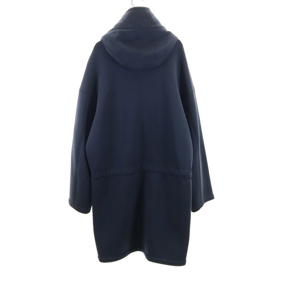 MSGM made in Italy coat 44 Navy Fleece lining Hood Men's Used