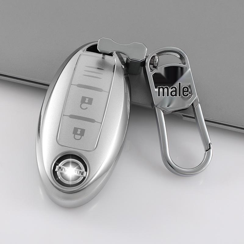 Etui na kluczyk 2022 Nissan Sylphy & 14. generacji Cima ze złotym obrzeżem