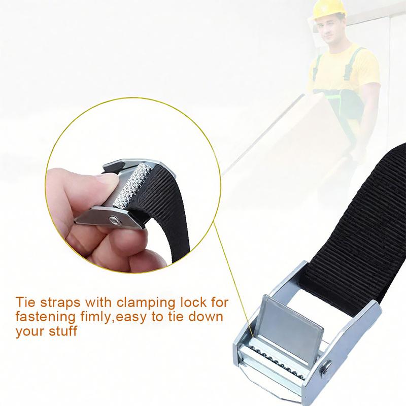 1/3/5/10x Auto Accessories Car Heavy-duty Cargo Lashing Fixing Belt 40cm Quick Release Luggage Tension Rope Strong Ratchet Strap