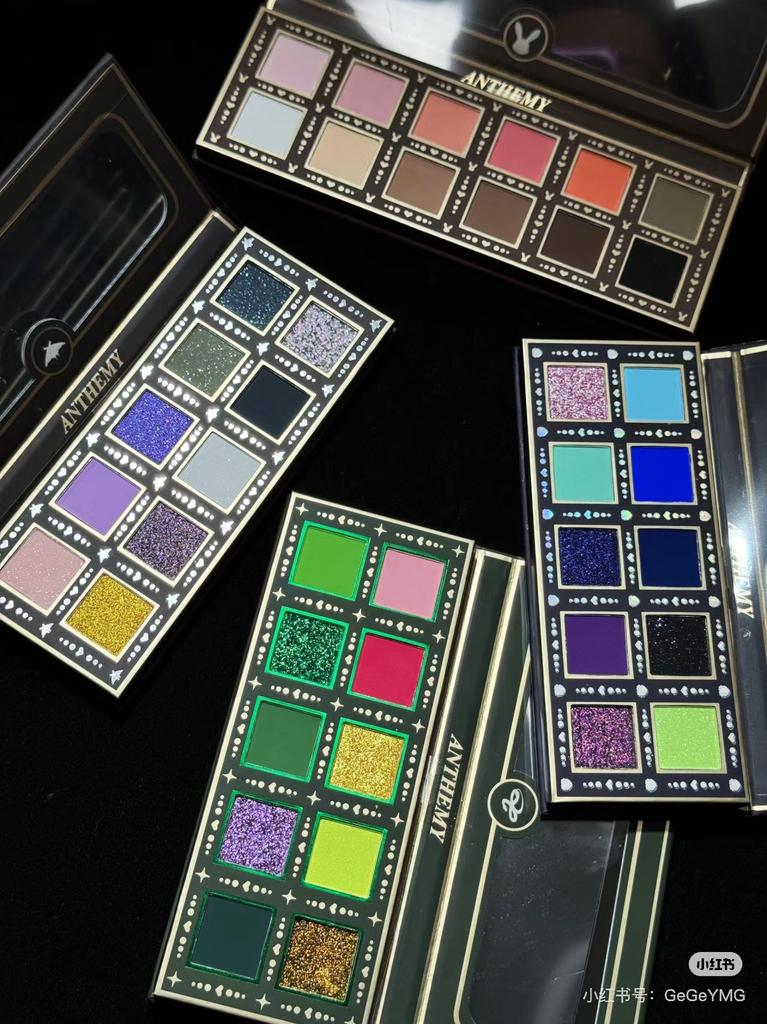 Anthemy 10 Color Eyeshadow Palette Matte Shimmer Chameleon Waterproof Long-Lasting Pearly Shiny Metal Eye Shadow Palette Make-up