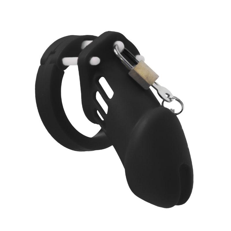 Men's Silicone Chastity Lock Transparent Chastity Lock To Prevent Cheating and Masturbation SM Sex Toys Chastity Lock for Men
