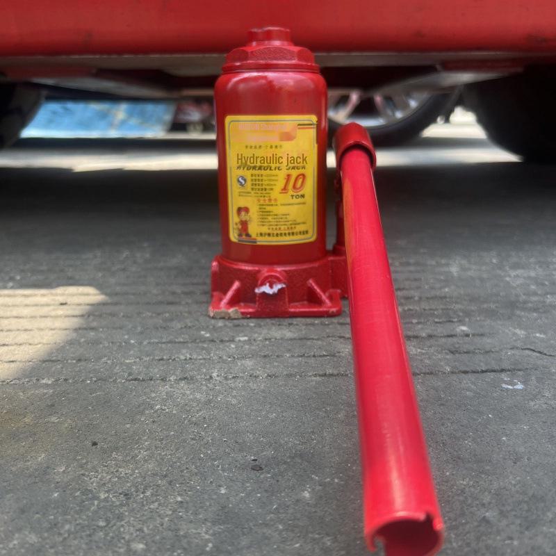 13.5cm Low Position 10-Ton Vertical Jack for Auto Tire Change and Repair