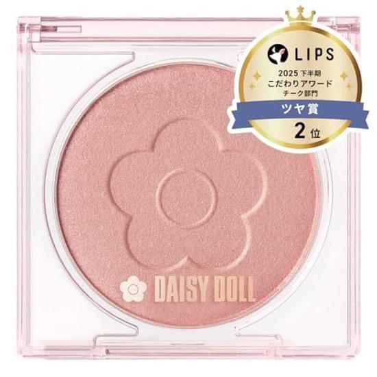 DAISY DOLL MARY QUANT Powder Blush Bloom 02 Horoyoi Cherry 7g Softly blends into skin allowing customizable color moist high-adhesion cheek. Red cheek