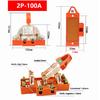 (1)High quality 2P knife switch 32A 63A 100A two-phase knife switch high power 220V double throw Disconnector