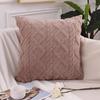 Olanly Autumn Decoration Pillow Cover 45x45 Soft Fuzzy Decorative Cushion Cover Pillowcase For Sofa Home Decor Throw Pillow Case