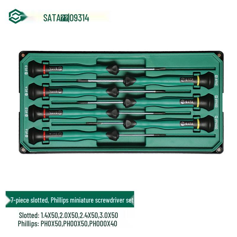 Miniature Screwdriver Set: Slotted & Phillips Heads for Mobile Phones & Watches