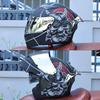 DOT Certified Modular Motorcycle Helmet Double Visor Design Men Women All Season High Strength ABS Comfortable Riding Helmet