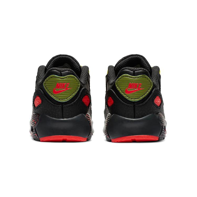 Nike Air Max 90 Low Top Toddler Shoes Black Red Green Infant And Toddler