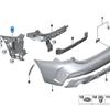 BMW 1 Series F52 Rear Bumper Bracket - Compatible with Part Numbers 51128075565/51128075566