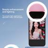 Carga USB Luz de Anillo LED para Selfies Lente para Teléfono Móvil Lámpara de Anillo LED para Selfies para Teléfono iPhone Samsung Xiaomi Huawei Luz para Selfies