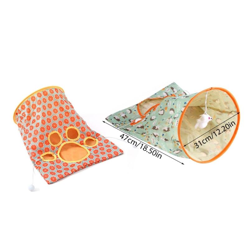 Crinkle Sound Cats Tunnel Toy Cats Play Tent Teasing Tube Pet Entertainment Playtent Pet Interactive Tube Activity Toy