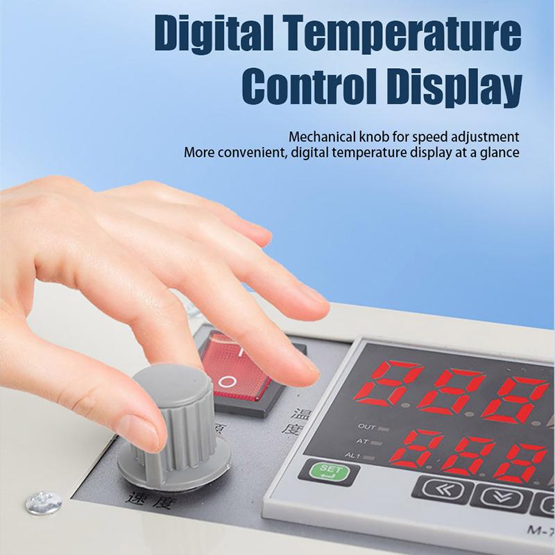 220V Automatic Sealer Machine Tabletop Aluminum Foil Food Pouch Plastic Bag Continuous Band Sealing Machine for Small Business