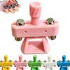 Instrument Magnetic pentru Unghii cu Mărgele de Sticlă, Rotitor Magnetic pentru Unghii pentru Gel Ochi de Pisică, Instrument pentru Manichiură Ochi de Pisică 3D, Obțineți Efectul Perfect de Ochi de Pisică Rotund Centrat (Roz)