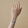MATOW Ladies Watch Tsuki Seigetsu Clear Moon Round Silver White Mesh MW005007