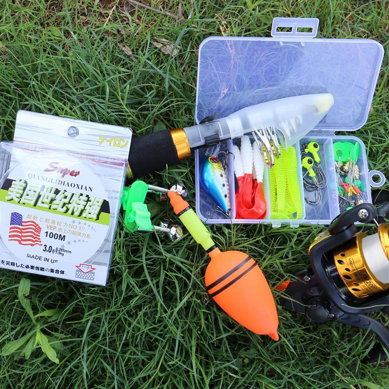 Fishing Rod Reel Combos with Telescopic Pocket Fishing Pole Spinning Reels for Travel  Kids Fishing