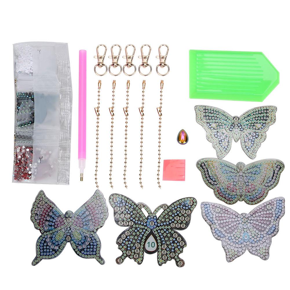 

Маленькая подвеска DIY Декор в виде бантика Брелок Рукоделие Ремесла Материал ручной работы для страз(Набор лука )