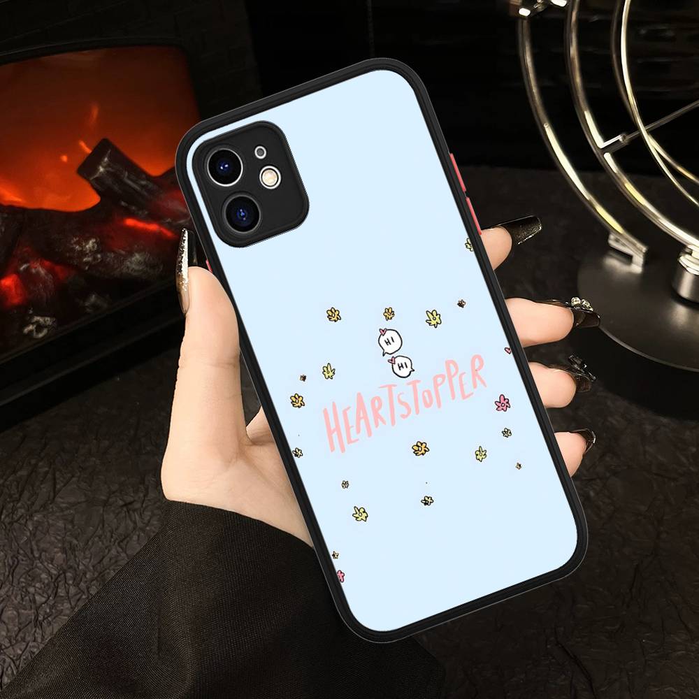 

New Heartstopper Anime For IPhone 16 13 15 11 12 14 Pro Max 15 16 Plus X XS MAX Matte Phone Cover iphone 14 plus