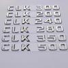 Car Trunk Letters Logo Emblem Badge Decals Sticker For Mercedes Benz CLK Class CLK55 CLK63 CLK200 CLK230 CLK240 CLK280 CLK320 LG3