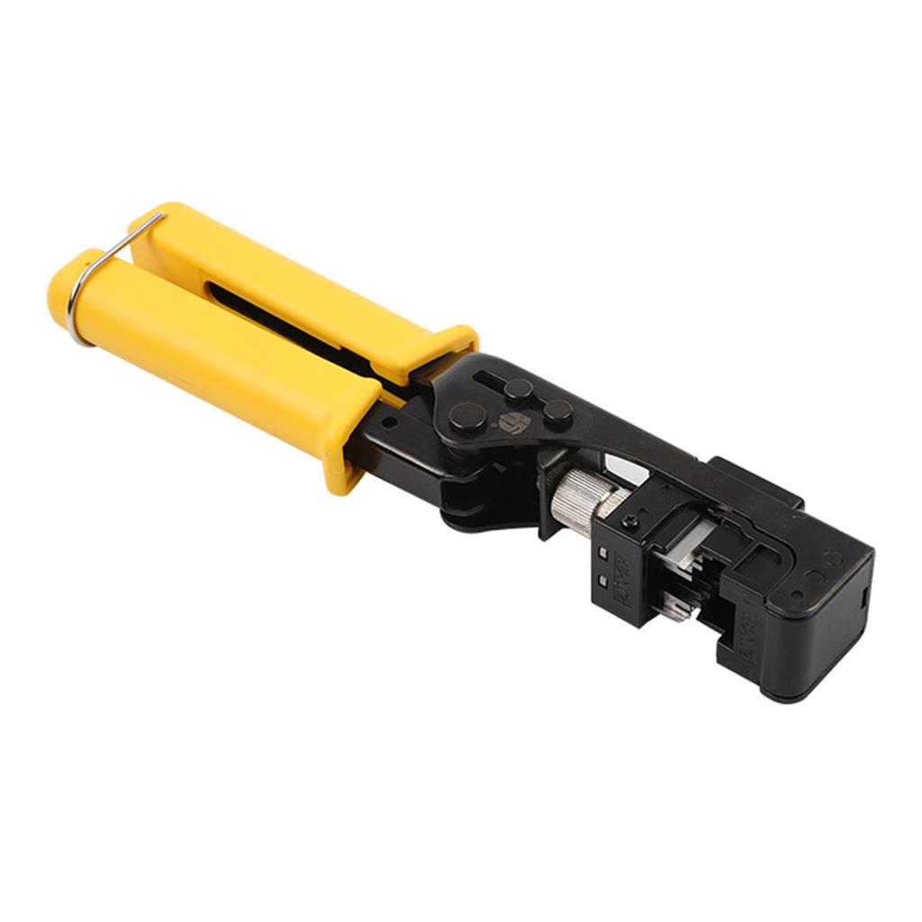 Network Cable Cutter Crimper RJ45 Terminal Module Frame Wire Cutting Crimping for UTP Jacks Electrician Repair Tool
