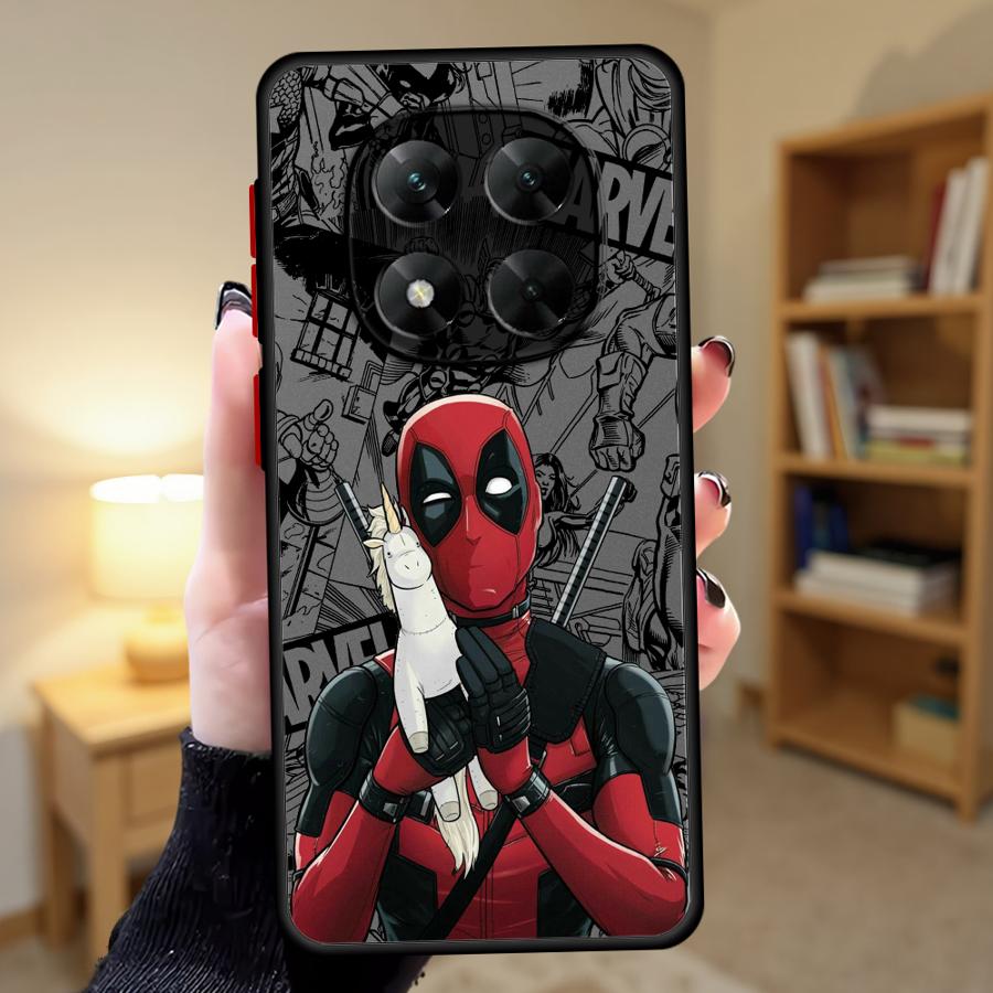 Funda Phone Cover Case for Xiaomi Redmi Note 14 10 A4 14C 13C 11 12 9S 13 Pro Plus Marvel Deadpool