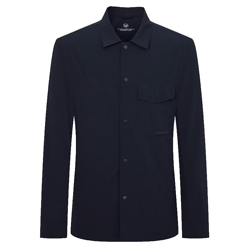 Baoxiniao Men's Casual Shirt-Style Single-Breasted Jacket