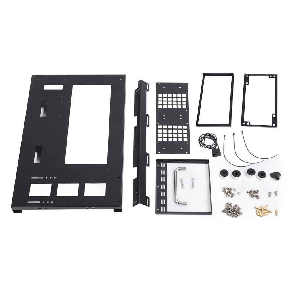 DIY Computer Motherboard Case Rack Powerful Cooling Steel Plate ATX M ATX ITX Gaming PC Case Open Frame with Handle