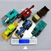4/6pcs 1:64 Vehicle Excavator Tractor Toy 2 Styles Simulation Metal Car Model Toy  Sliding Boy Gift