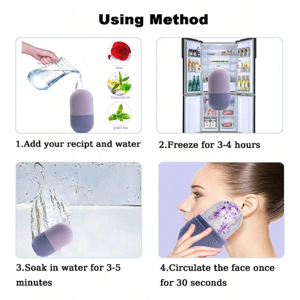 Silicone Eye Beauty Massage Reusable Ice Cube Trays Ice Globe Balls Beauty Skin Care Tool