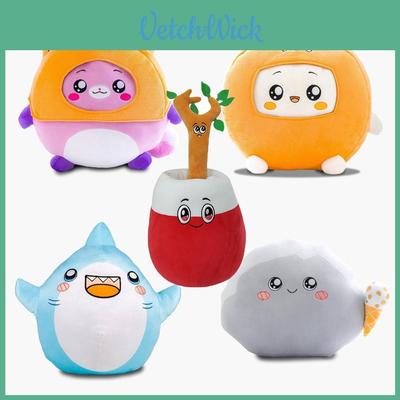Lankybox Foxy Boxy Shark Rocky Sticky Plush Toys Maximum Softness And Comfort