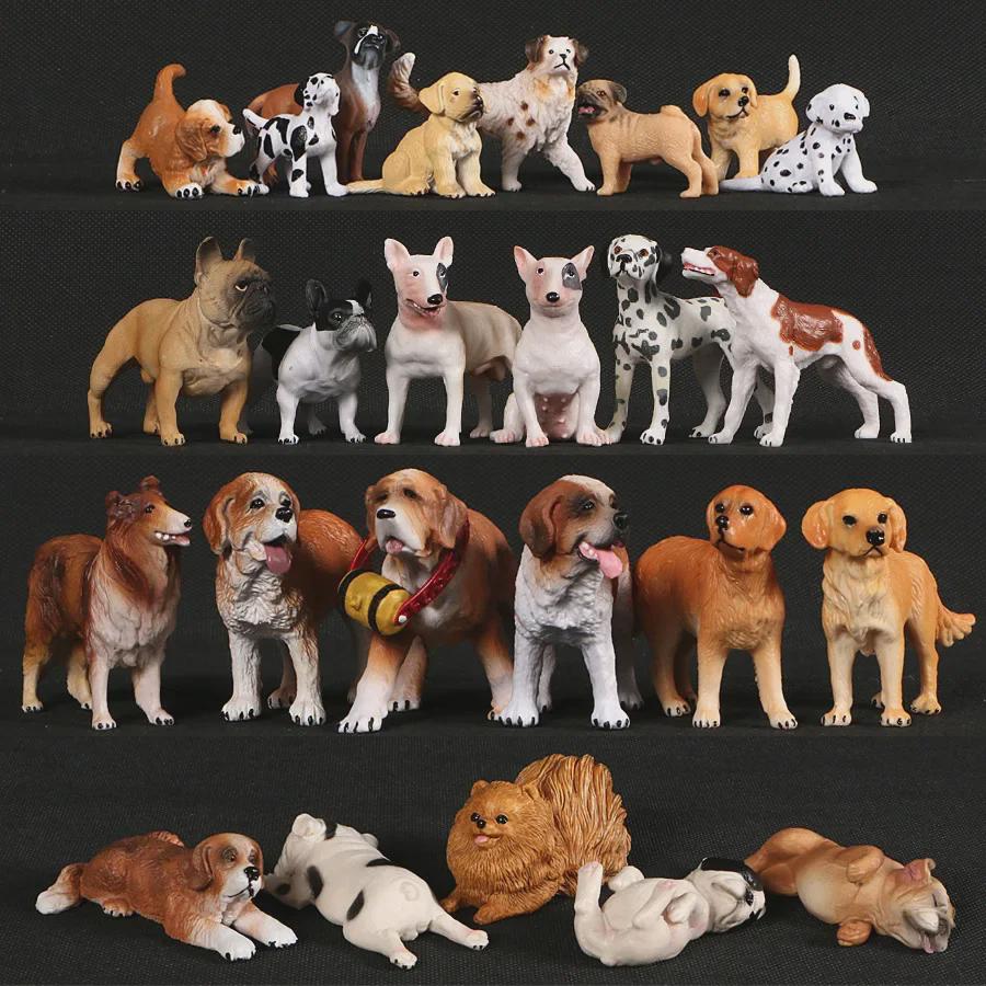 "Simulation Dog Models: Golden Retriever, Bulldog, Shepherd, Corgi, Shiba Inu Collection"