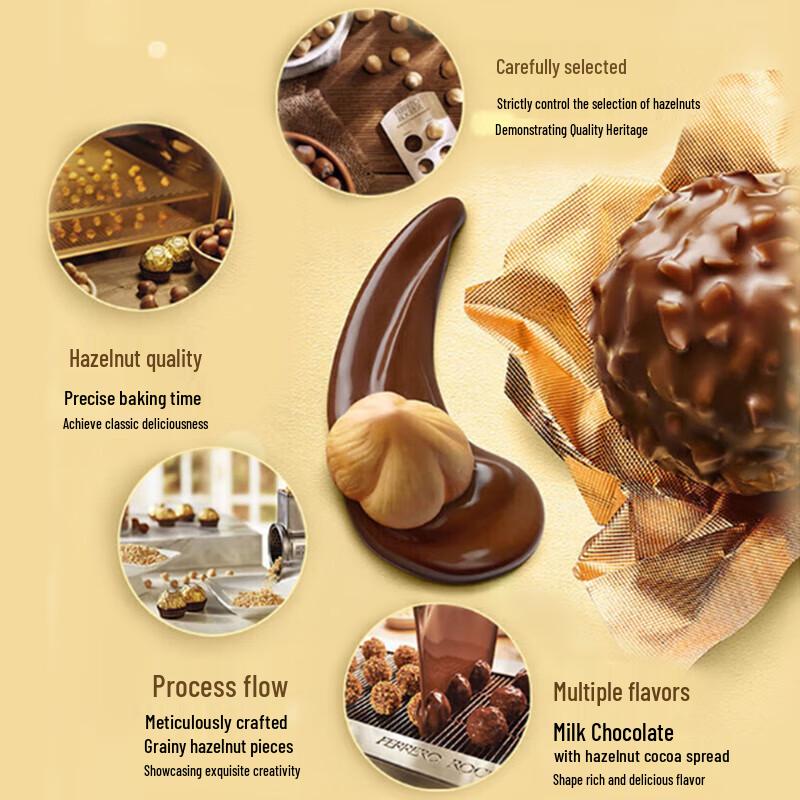 FERRERO Rocher Haselnuss Pralinen Geschenkbox