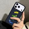 Capa Case for iPhone 17 Air 16 Pro Max 15 Plus 11 13 Mini 14 12 Back Phone Cover Dachshund And Flower