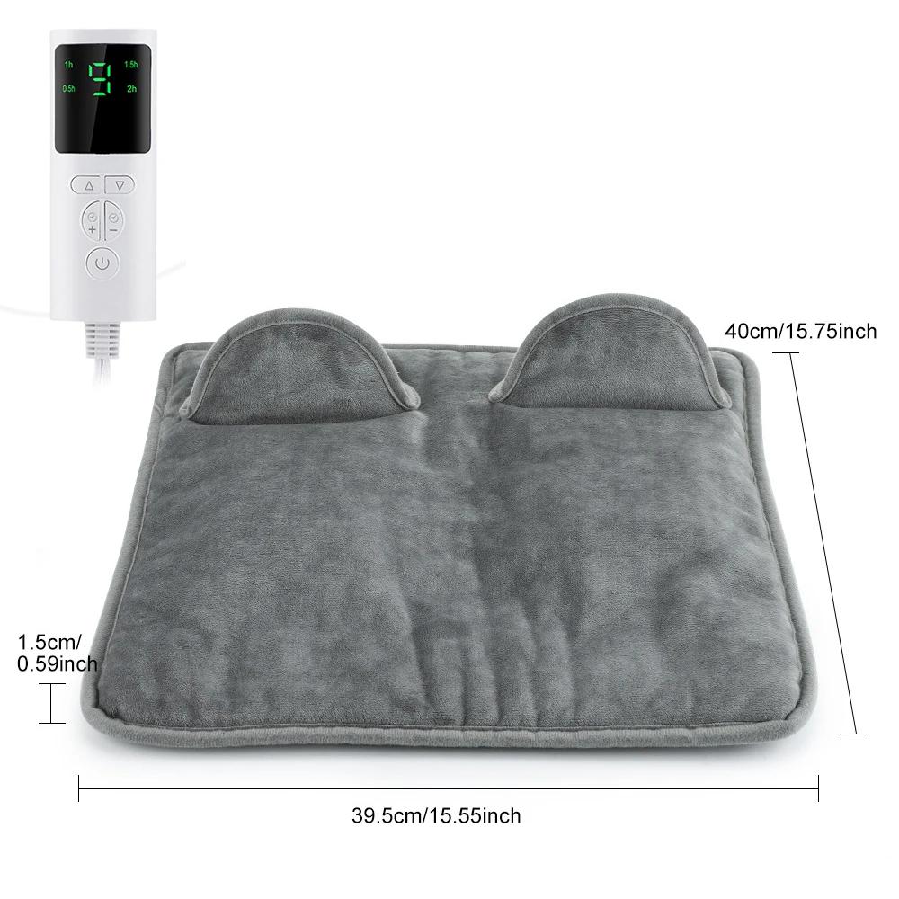 Electric Foot Warmer Heating Pad Washable Thermal Blanket for Home Office Soft Foot Warming Mat Heater