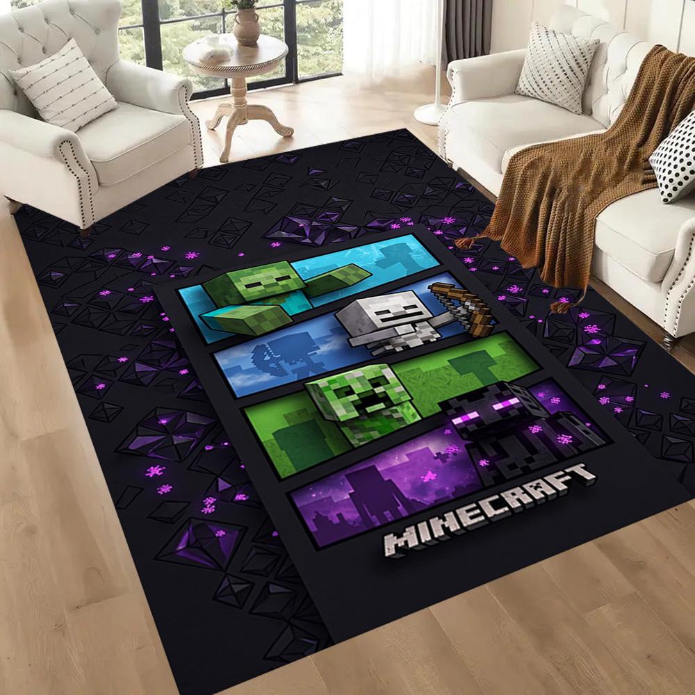 Minecraft 194 Area Rug Suitable for Kitchen Outdoor Game Room Dining Room Antislip Carpet Office home decor Birthday/Christmas Gift