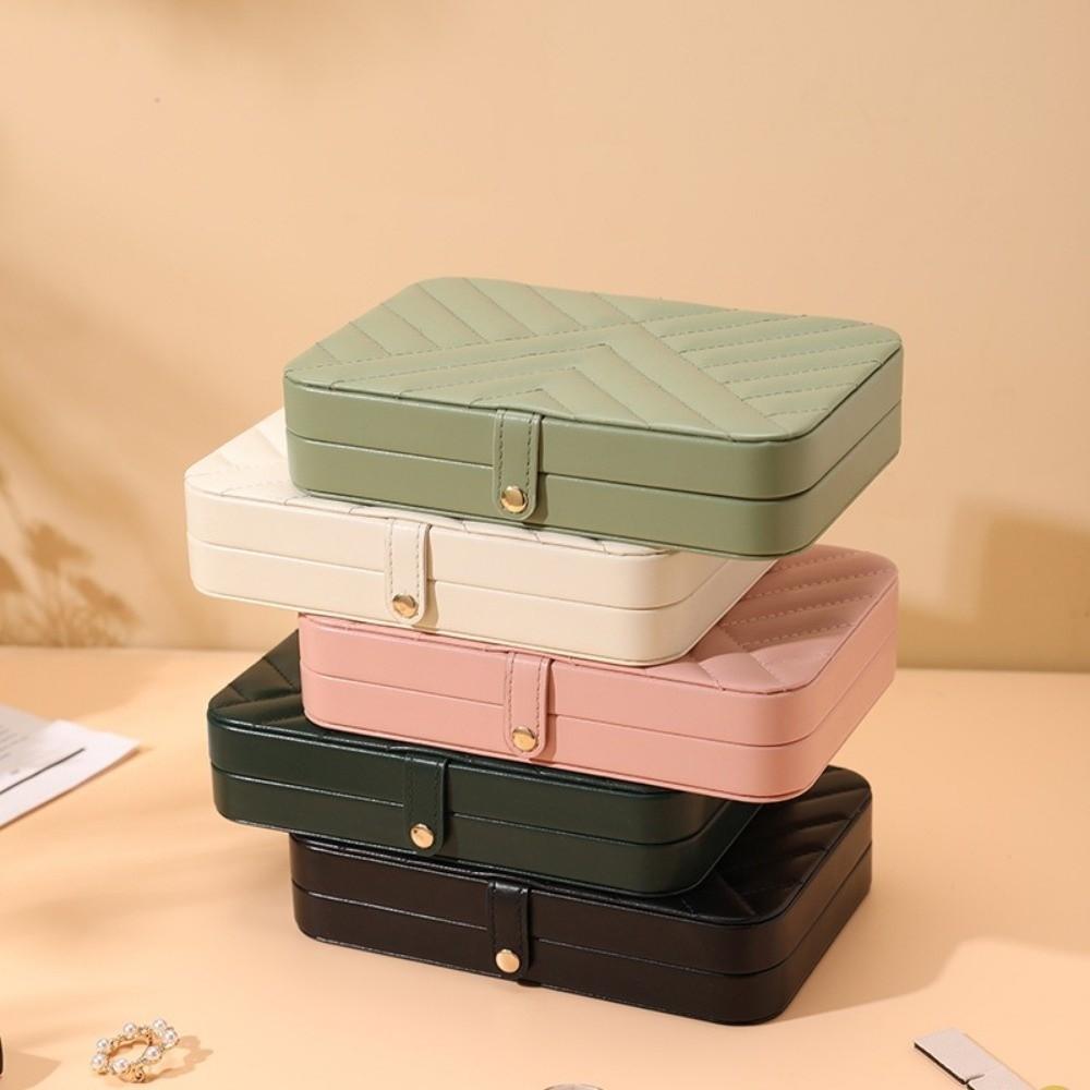 Large Capacity Jewelry Storage Box Dust-proof Necklace Storage Case  Rings Storage