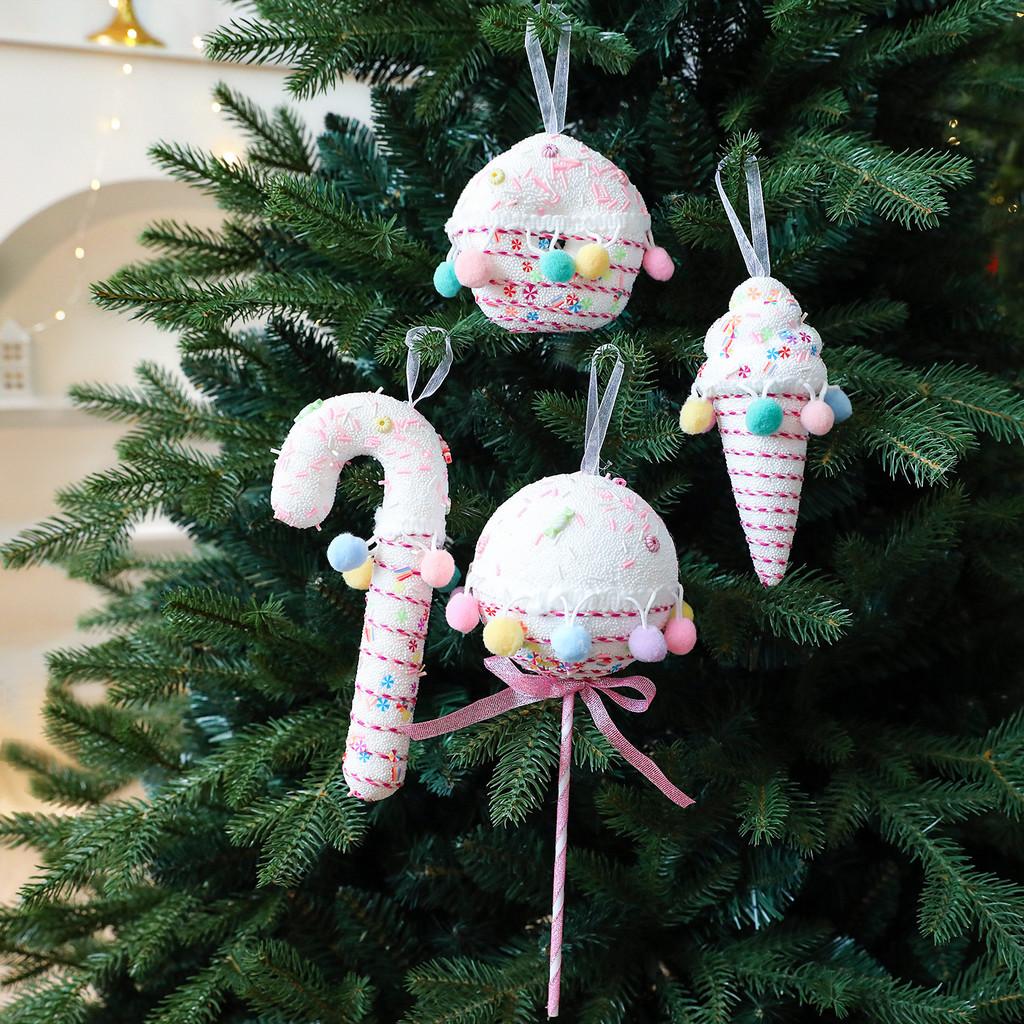 Christmas Foam Candy Decorations With Lollipop Donut For Festive Tree Ornaments