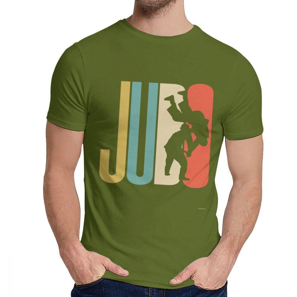 Judo Japansk kampsport T-shirt Mode Rundhalsad Nördig Unisex Bomull Stor Storlek T-shirt