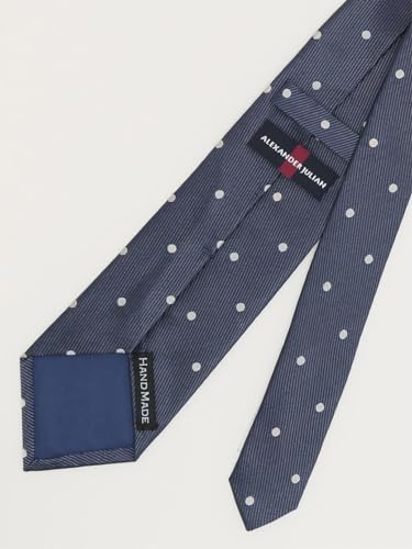 Takakyu Alexander Julian Men's Water-Repellent Silk Regular Tie, 8.0cm Wide