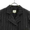 ARMANI COLLEZIONI Made in Italy Wool Blend Striped Pattern tailored jacket Women Used