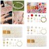 Jewelry Making Set for Bracelets Earrings Necklaces Jewelry Making 1020Pcs Artificial Pearls Beads with Jewelry Findings